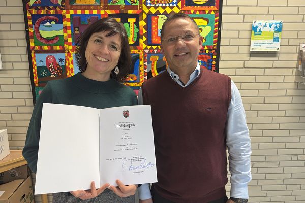 Frau Dr. Schlitt ist nun offiziell Konrektorin als Pädagogische Koordinatorin